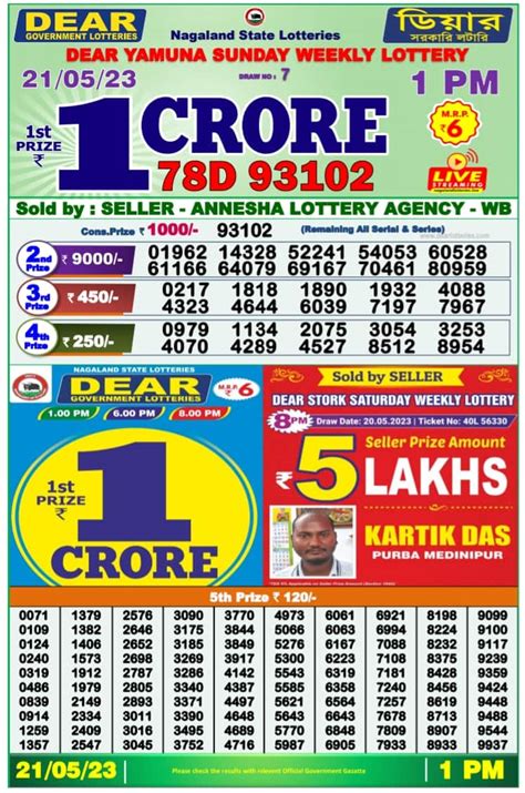 nagaland dear 100 result today|Nagaland State Lottery Result: May 31, 2024, 4 PM Live .